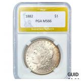 1882 Morgan Silver Dollar PGA MS66