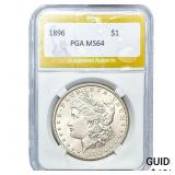 1896 Morgan Silver Dollar PGA MS64