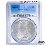 1883-O Morgan Silver Dollar PCGS MS63