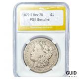 1879-S Rev 78 Morgan Silver Dollar PGA Genuine