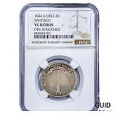 1834 Chile Silver 2 Reales NGC VG Details