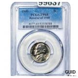 1940 Jefferson Nickel PCGS PR65 Rev. 1940
