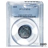 1835 Classic Head Half Cent PCGS XF45
