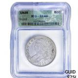 1825 Capped Bust Half Dollar ICG EF40