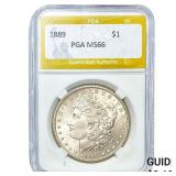 1889 Morgan Silver Dollar PGA MS66