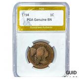 1794 Liberty Cap Large Cent PGA GenuineBN