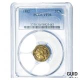 1882 Nickel Three Cent PCGS VF30