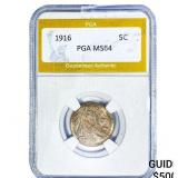 1916 Buffalo Nickel PGA MS64