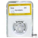 1926 Standing Liberty Quarter PGA MS65+
