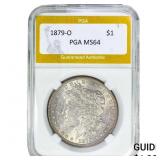 1879-O Morgan Silver Dollar PGA MS64