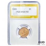 1903 Indian Head Cent PGA MS66RD