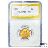 1927 Wheat Cent PGA MS67RD