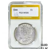 1888 Morgan Silver Dollar PGA MS66