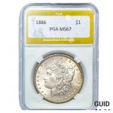 1886 Morgan Silver Dollar PGA MS67