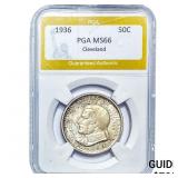 1936 Cleveland Half Dollar PGA MS66