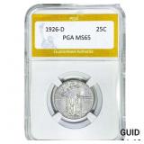1926-D Standing Liberty Quarter PGA MS65