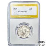 1917 Standing Liberty Quarter PGA MS65