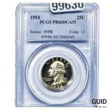 1954 Washington Silver Quarter PCGS PR66 DCAM