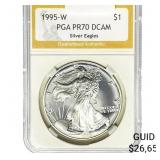 1995-W American Silver Eagle PGA PR70DCAM
