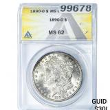 1890-O Morgan Silver Dollar ANACS MS62