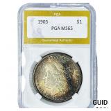 1903 Morgan Silver Dollar PGA MS65