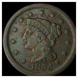1855 Braided Hair Large Cent CHOICE AU