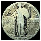 1927-S Silver Standing Liberty Quarter NICELY  CI
