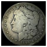 1890-CC Silver Morgan Dollar LIGHTLY CIRCULATED