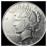 1934 Silver Peace Dollar UNCIRCULATED