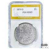 1879-O Morgan Silver Dollar PGA MS63