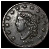 1832 Coronet Head Large Cent NEARLY  UNCIRCULATED