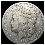 1890-CC Silver Morgan Dollar NEARLY  UNCIRCULATED