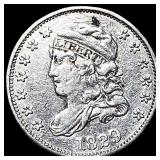 1829 Capped Bust Half Dime CLOSELY  UNCIRCULATED