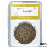 1900-O Morgan Silver Dollar PGA VG10