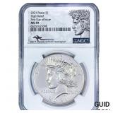 2021 Silver Peace Dollar NGC MS70