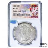 1880-S Morgan Silver Dollar NGC MS63
