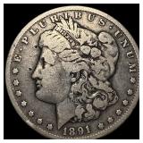 1891-CC Silver Morgan Dollar CLOSELY  UNCIRCULATE