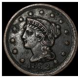1852 Braided Hair Large Cent CLOSELY  UNCIRCULATE