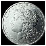 1886-O Silver Morgan Dollar CHOICE AU
