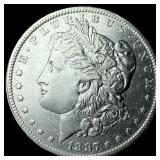 1887-O Silver Morgan Dollar CHOICE AU