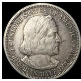 1893 Silver Columbian Half Dollar GEM BU