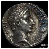 The Triumvirs, Octavian 28 BC Silver Denarius
