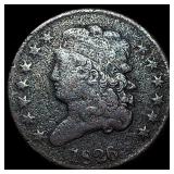 1826 Classic Head Half Cent ABOUT  UNCIRCULATED