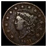 1831 Coronet Head Large Cent NEARLY  UNCIRCULATED