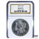 1904-O Morgan Silver Dollar NGC MS63 PL