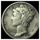 1925-D Silver Mercury Dime NEARLY UNCIRCULATED