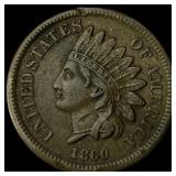 1860 Copper-Nickel Indian Head Cent CHOICE AU