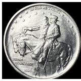 1925 Stone Mountain Silver Half Dollar GEM BU