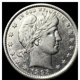1893 Silver Barber Quarter UNCIRCULATED