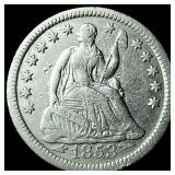 1853-O Silver Half Dime CLOSELY UNCIRCULATED